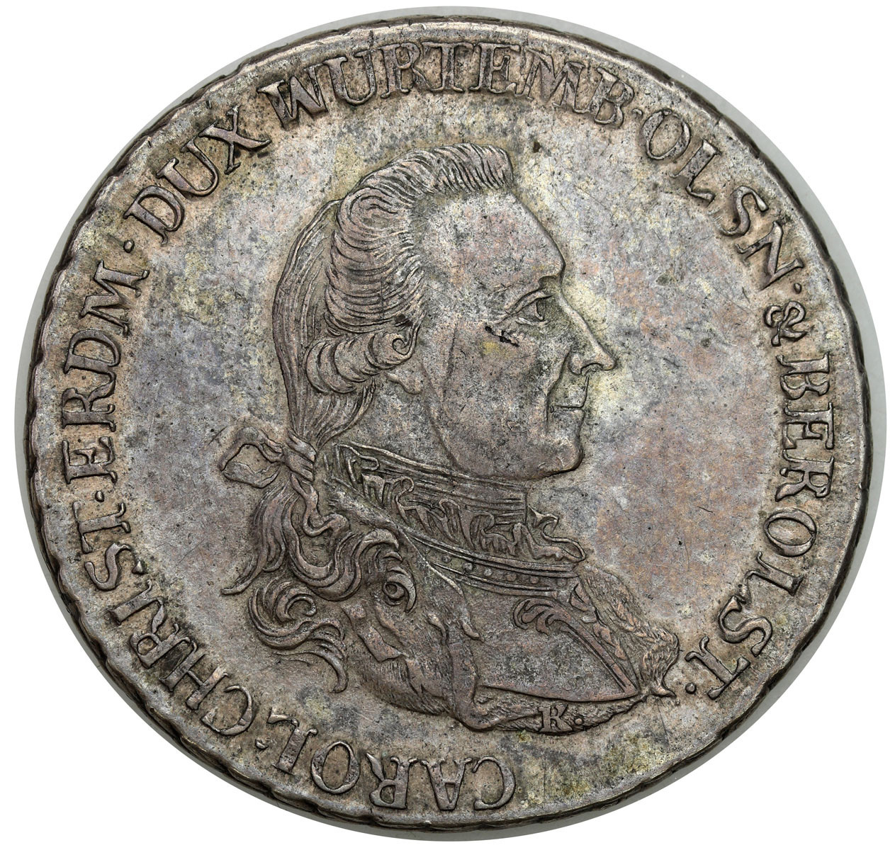 Śląsk, Księstwo Oleśnickie. Karol Krystian Erdmann (1744-1792). Talar 1785, Wrocław